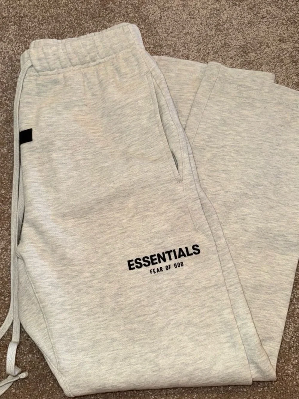 Fear of God ESSENTIALS Light Gray Men's Sweatpants